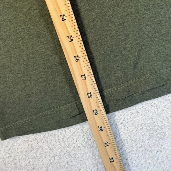 Gustin Mens Short Sleeve Tee T Shirt Green Size XL Workwear Basic Casual Cotton - Picture 7 of 9